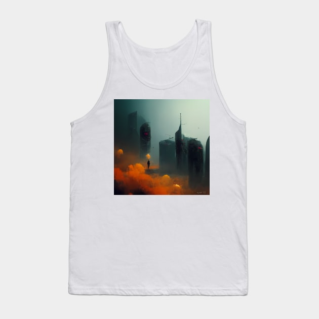 Among the skyscrapers Tank Top by endage